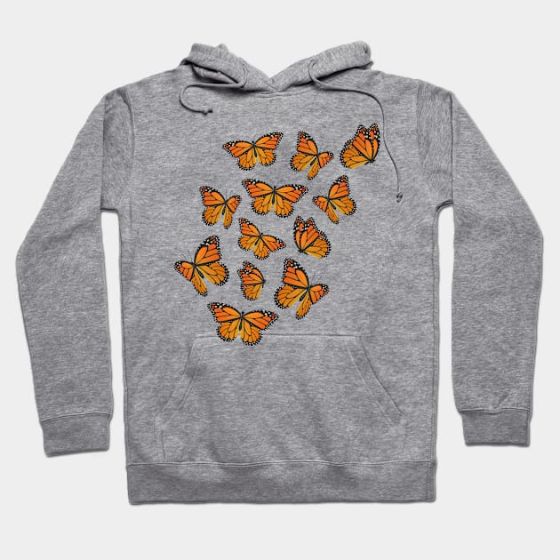 Monarch Butterflies Hoodie by Melon Street